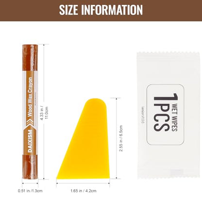 DAIXISM Wood Filler Sticks,12colors Wood Wax Crayons for Scratches, Scuffs, Cracks, and Nail Holes on Wood Furniture, Floors, Cabinets, Tables, and Doors