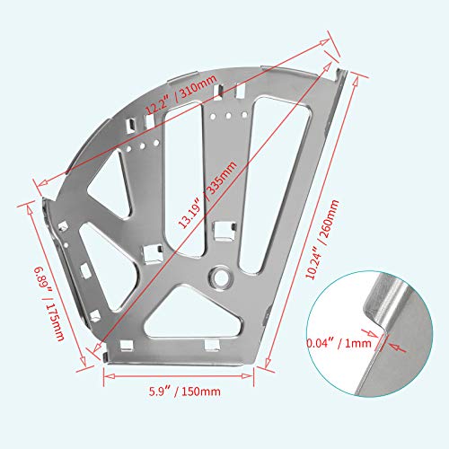 3 Layers Shoes Drawer Cabinet Hinges, Silver Shoe Cabinet Replacement Fittings Stainless Steel for Kitchen Living Room, 1 Pair - color: Silver, size: 3 Layers