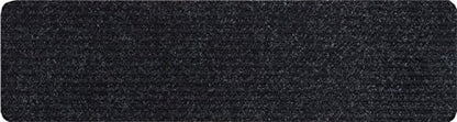 Stair Treads Collection Indoor Skid Slip Resistant Carpet Stair Tread Treads (Black, 1 Piece (7 in x 24 in)) - color: Black, size: 1 Pcs - 7"x24"
