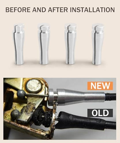 bylikeho 8 Ends Door Cable Repair Kit,Car Door OEM Cable Fix Part,Car Parts Car Accessories Vehicle Door Latch Lock Cable Repair Kit,Car Rear Door Lock Cable Repair Set,Fit for F150,F250,F350 and More