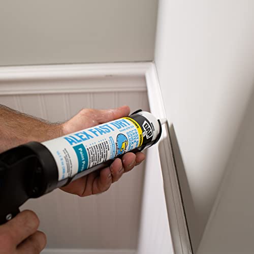 DAP 18425, White Caulk, 10.1 oz, 10.1 Fl Oz, Whites - size: 10.1 oz