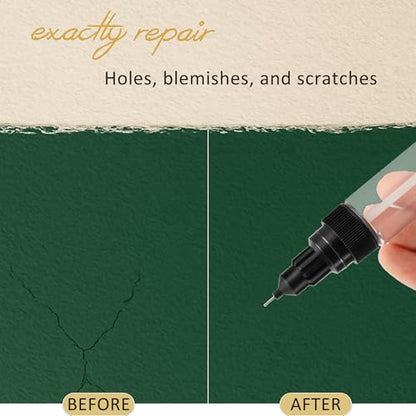 Touch Up Paint & Oil Pen, 20ml 3-Pack with Brush, Precision Tip & Shaker Ball, Refillable Tool for Precise Wall Repair, Furniture Scratches, and Lubricating Gears/Chains in Tight Spots