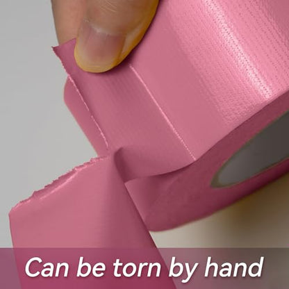 Reniteco Pink Duct Tape- 2 inches x 45 Yards, Heavy Duty Duct Tape, Waterproof, Resistant, NO-Residue, UV Blocking, Pack of 1 - color: Pink, size: 2in*45yard