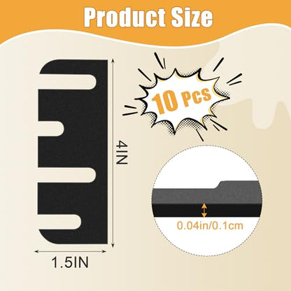 10 Pack Door Hinge Shims, 4 Inch Lenth 0.040 Inch Thickness Hardware for Door Hinge Repair Kit (Style B) - style: Style B