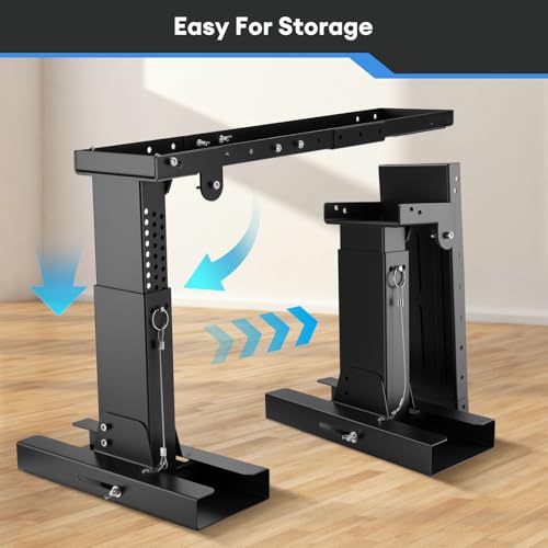 Ladder Extender Pro, Heavy-Duty Ladder Stabilizer High Strength, Non-Slip Adjustable Extendable Ladder Leveler for Stairs (12.3-18.5" H, 16.8-29.8" L) 500 lb Capacity, Fits Telescopic/Straight Ladders