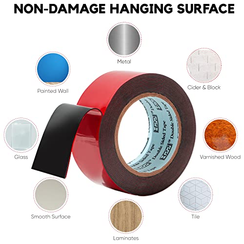 HPP Double Sided Tape, Heavy Duty Tape, Strong and Permanent for Outdoor and Indoor (2 in x 16 ft) - size: 2in x16ft