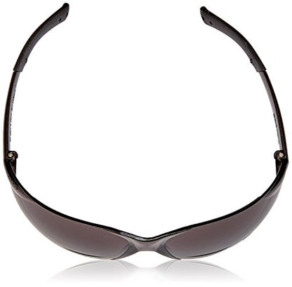 MCR Safety Crews BKH20G BearKat Magnifier Polycarbonate 2.0 Diopter Gray Lens Safety Glasses with Non-Slip Hybrid Black Temple Sleeve - color: Gray Lens, size: 2.0 Diopter