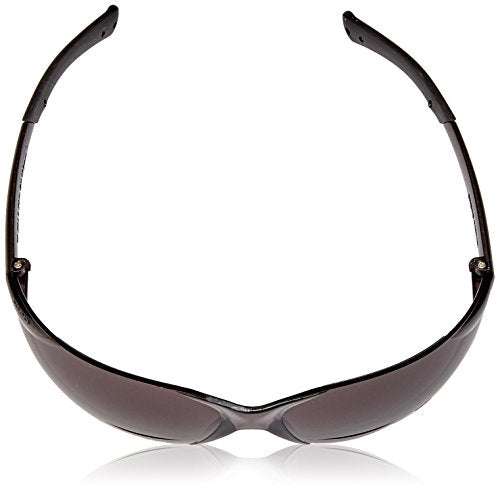 MCR Safety Crews BKH20G BearKat Magnifier Polycarbonate 2.0 Diopter Gray Lens Safety Glasses with Non-Slip Hybrid Black Temple Sleeve (Pack of 2) - color: Gray Lens, size: 2.0 Diopter (Pack of 2)