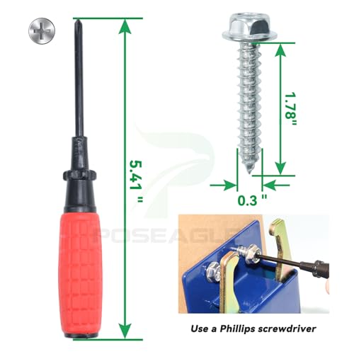 Blue S16100300 Two Way Gate Latch with Hardware and Assembly Tool Kit for Metal Gates with 1-5/8" to 2" Diameter Round Tubes - color: A05 1xS16100300 Gate Latch for 1-5/8" to 2" Tubes