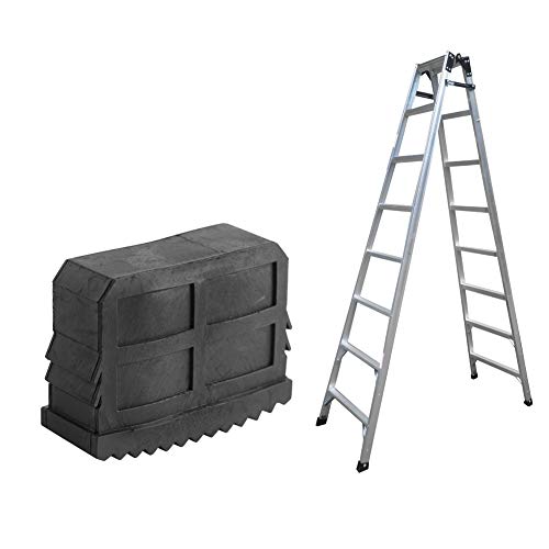 Ladder Feet, Gorilla Ladder Al13 Leg Pads 2 Pcs/Pair Rubber Non Slip Replacement Step Ladder Feet Foot Mat Cushion Sole