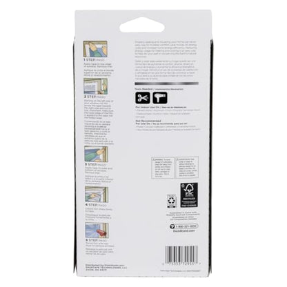 Duck MAX Strength Window Insulation Kit, Winter Window Seal Kit Fits Patio Doors & Large Windows, Heavy Duty Shrink Film Insulator, Indoor Installation, Window Tape Included, 84" x 120", Clear, 2 Pack - size: XL Window/Patio - 2 Pack