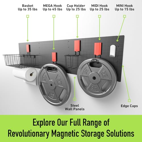 GATOR MAGNETICS MEGA 3 in Closed Hooks, 45 lb Heavy Duty Magnetic Hooks for Steel Surfaces, Patented Easy-Release, Non-Slip Grip – Storage & Organization, Garage, Home Tools & Gear Storage – 3 Pack - size: 3 Inch, style: Closed
