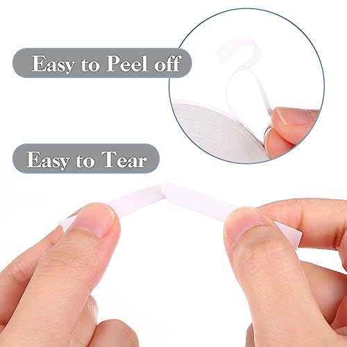 Kesote 5 Rolls Double Sided Tape for Crafts Scrapbooking Card Making, 1/4" Thin Double Sided Adhesive Tape Roll - size: 1/4 in
