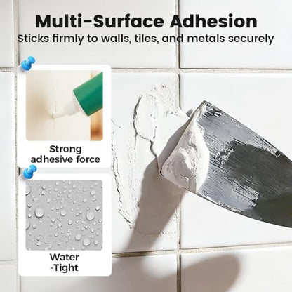 Drywall Patch Repair Kit with Scraper, Wall Mending Agent for Holes, Cracks, & Small Damage, Quick & Easy Solution for Home Wall Repair (3PC) - color: 3PC