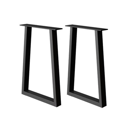 Metal Table Legs 28 inch, Heavy Duty DIY Industrial Desk Furniture Legs Set of 2 Black 28" H×18.5" W - color: 28" Table Legs 1, size: 28" X 18.5"