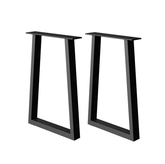 Metal Table Legs 28 inch, Heavy Duty DIY Industrial Desk Furniture Legs Set of 2 Black 28" H×18.5" W - color: 28" Table Legs 1, size: 28" X 18.5"