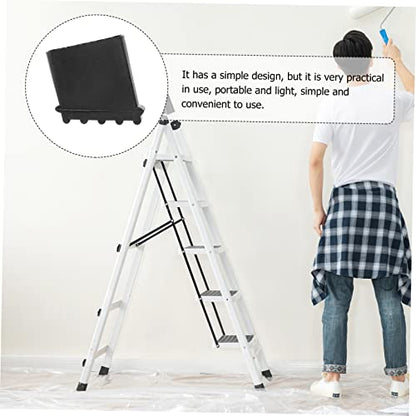 4pcs Non-Slip Stair Treads Covers Slip Mats for Ladder Step Protection Ladder Safety Cover Easy Installation