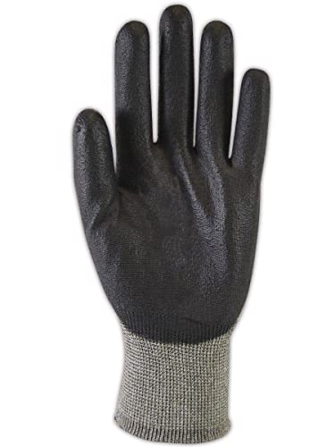 MAGID TOU-ROC-L T-ROC TOUROC Touchscreen Polyurethane Palm Coated Gloves, Medium, Brown, Large (1 Pair) - size: 9/L, style: 1 Pair