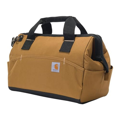 Carhartt Onsite Tool Bag, Durable Water-Resistant, Tool Storage Bag, Midweight, 16-Inch 17 Pocket, Carhartt Brown - size: 16-Inch 17 Pocket