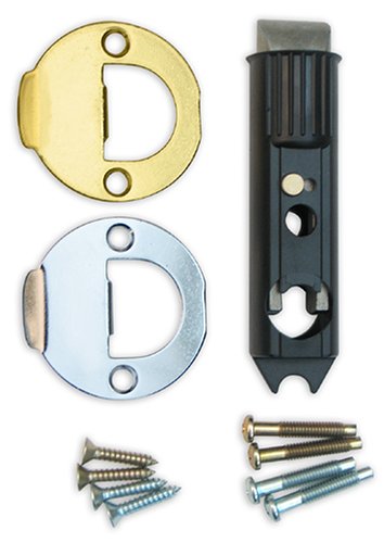 Kwikset 12003 CP PL 7/8RF 3/26 CNV KIT Mobile Home Interior Lock Conversion Kit, Brass