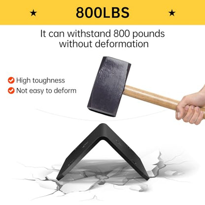 2x4 Galvanized Corner Brace, 90 Degree Angle Iron Brackets with Holes,Heavy Duty L Bracket for Wood Fence , Angle Brackets for Shelves , Raised Garden Bed Steel Corner Brackets (4pcs) - size: 2x4 inch ( 4 Pack )