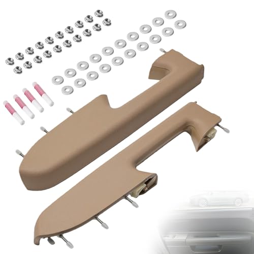 22818467 22818472 Front Left & Right Armrest Repair Kit Pair Fit for Chevy Silverado/GMC Sierra 1500 2500HD 3500HD 2010–2014 Door Panel Armrest with Handle Below - Color Beige - color: Beige, size: Driver&Passenger Side