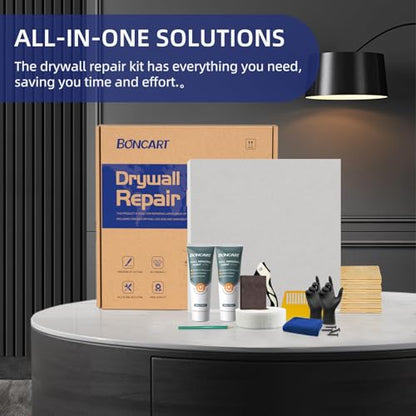Drywall Repair Kit,Drywall Repair Panel 20” x20“,Drywall Patch Kit for Large Hole,Sheetrock Repair Kit,Wall Surface Large Hole Fill Quick and Easy Solution - style: 20" Professional Kit