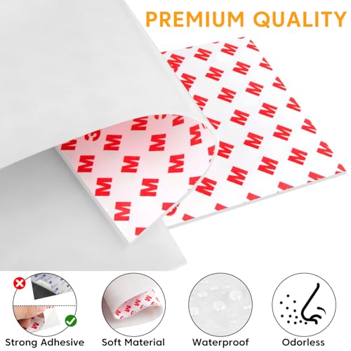 Non Slip Furniture Pads for Hardwood Floors, Cuttable Self Adhesive Anti Slip Furniture Pads Silicone Rubber Feet for Furniture Electronics Home Appliances, 4 x 40 Inches (Translucent)