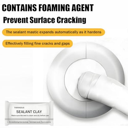 10 Pack Waterproof Sealant Mastic – Quick Repair Sealing Clay for Wall Holes, Drain Connections, Air Conditioning Ducts, Strong Waterproof Putty for Home & Professional Repairs (10 Pack - 1.1 oz) - color: 10 Pack - 1.1 oz
