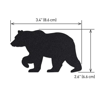 GEAR AID Tenacious Tape Repair Patches – Peel-and-Stick Nylon Gear Patches for Jackets, Tents, Sleeping Bags, Backpacks, and Outdoor Gear – Fix Rips, Tears, and Holes, 3 Patches, Bear - style: Bear Patches (3 Patches)
