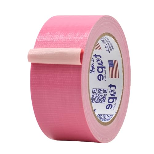 MAT Duct Tape Pink Industrial Grade, 2 inch x 60 ft. Waterproof, UV Resistant for Crafts, Home Improvement, Repairs, & Projects - color: Pink