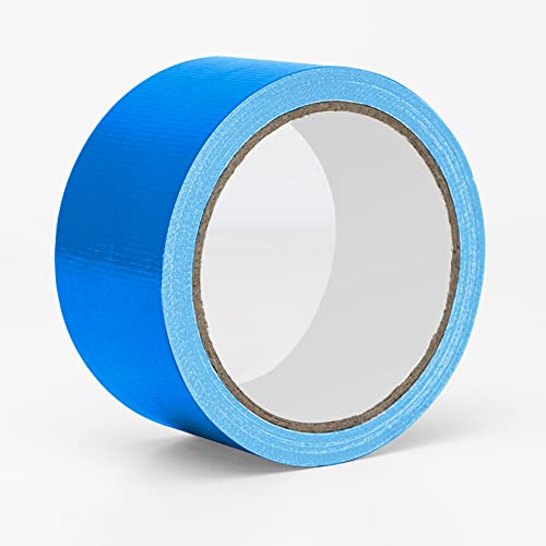 Reniteco Sky Blue Duct Tape- 2 inches x 10 Yards, Waterproof & All-Weather, No Residue, UV Resistant, Heavy Duty for Car, Home & Outdoor Repairs, 1 Roll - color: Sky Blue, size: 2in*10yard