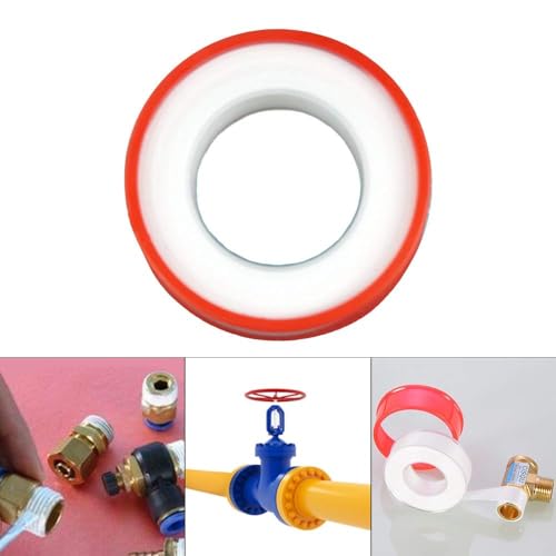 GCQ Teflon Thread Seal Tapes，PTFE Thread Seal Tape for Plumbers Sealant Tape for Leak Water Pipe Thread 3/4 inch x 790 inch (5 Pack/White) - size: 3/4-790inch（5 pack）