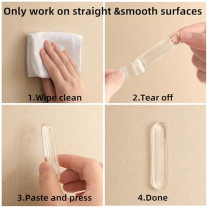 Wall Protector from Furniture 8PCS Medium, Wall Bumper Guards, Fridge Door Stopper, Furniture Wall Protectors 3.9x0.65x0.2inch - size: 8pcs Medium Thick