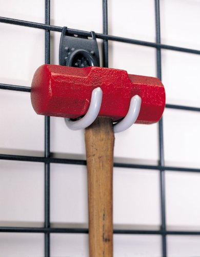 Organized Living - 7115561250 Activity Organizer Work Hook, 75 lb Capacity Granite Gray - style: Work Hook
