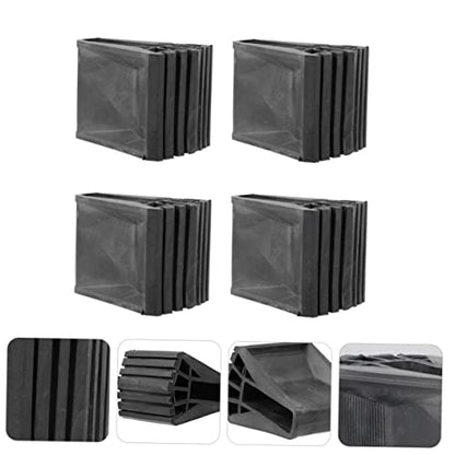 4pcs Slip Mats Outdoor Stair Treads Non-Slip Ladder Feet Covers Protector