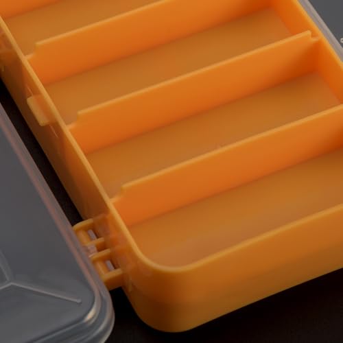 Screws Storage Box, 13-Compartment Double-Sided Storage Box, Portable Small Parts Screw Hardware Organizer, Multi Compartment Tool Boxes Storage Organiser Tray for Screws, Nuts, Bolts