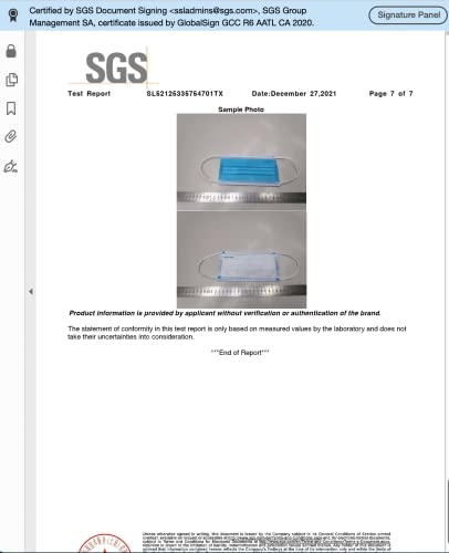 FDA Registered, ASTM Level 3 Face Mask, Pleated, Blue, 4 Ply-50 Pack