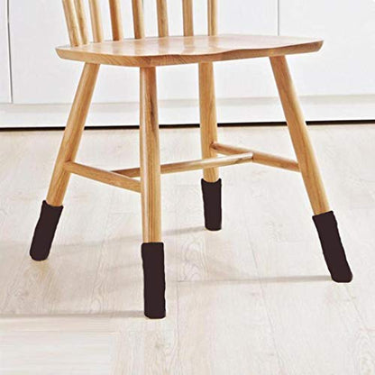 24PCS High Elastic Floor Protectors Knitting Wool Furniture Socks/Chair Leg Pads Floor Protector