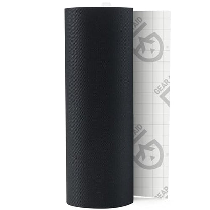 GEAR AID Tenacious Tape 3” x 20” Nylon Fabric Gear Repair Tape, Fix Holes and Rips in Puffy Jackets, Rain Gear, Tents, Sleeping Bags and Outdoor Equipment, Black, 1 Roll - color: Black, style: 3" × 20" (1 Roll)
