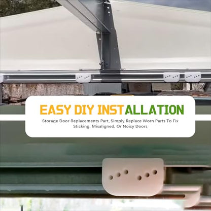 Door Tune Up Kit for Arrow Shed Storage Products, Dk100-A Sliding Shed Doors Kit-Black