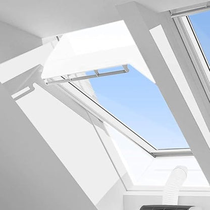 Portable Air Conditioner Window Seal Kit, Waterproof Window Seal with Zip Fits All Mobile Air Conditioners No Drilling Required, Easy to Install