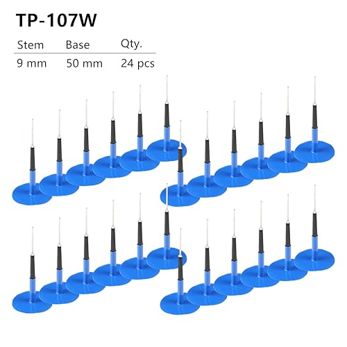 TP-107W Combination Repair Unit, Tire Repair Patch Plug 3/8" x 2" Wrapped stem 24 pcs - size: 0.35 x 1.97 Inch