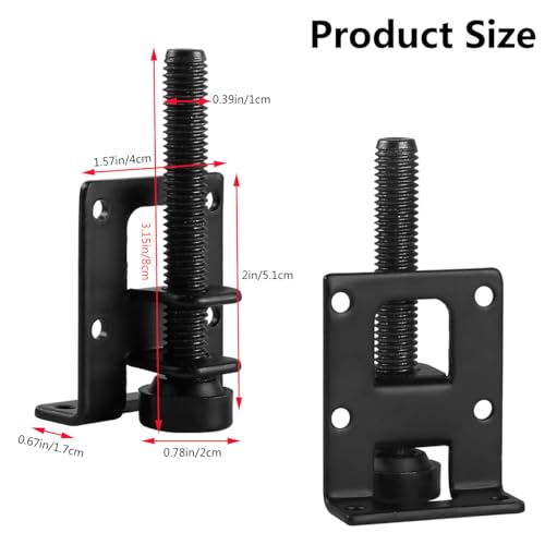 4 Pack Heavy Duty Furniture Leveling Feet, 2-inch Adjustable Height Leg Leveler, Adjustable Furniture Leveler with Screws, Allen Wrench for Cabinets, Furniture, Table Flawless Leveling - size: 2 inch