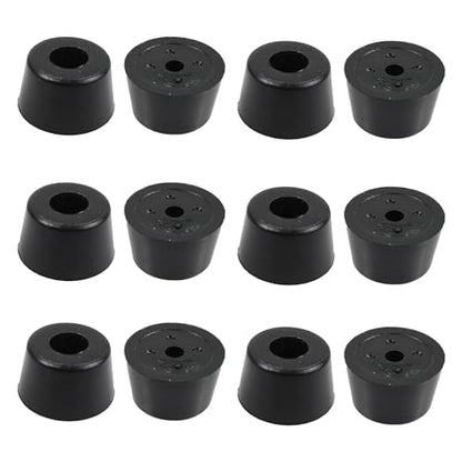 Rubber Cone-Shaped Machine Foot Shock-Absorbing pad, Instrument Chassis pad,Table and Chair Anti Slip Foot pad - size: 20*17*12