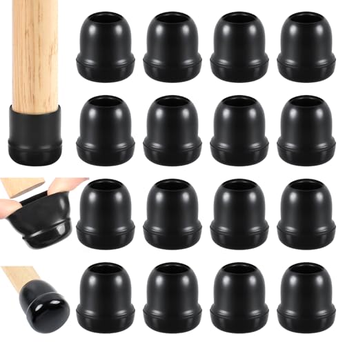 Chair Sliders for Carpet, 16PCS Furniture Sliders for Carpeted Floors & Hardwood Floors, Round Chair Glide Pads for Quickly and Easily Moving Furniture, Protect Floor(Black, Fit 0.75"-1.1") - color: Black, size: Round M(Fit:0.75-1.1 inch)