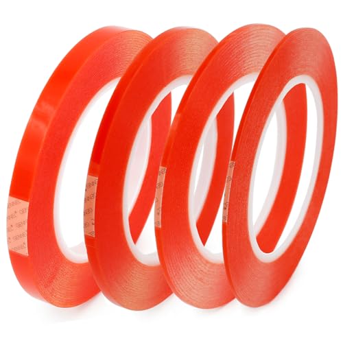 4pcs 2mm 3mm 5mm 10mm Clear Double Side Adhesive Tape for Mobile Phone LCD Screen Repair - size: 4pcs (2mm+3mm+5mm+10mm)