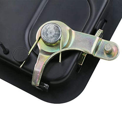 APPERFiT Exterior Door Handles w/Keepers Compatible with Jeep Wrangler YJ TJ 1991-2006 with Full Doors Replaces 55176382AE 55176383AE 79398 79399 - style: Exterior Door Handles