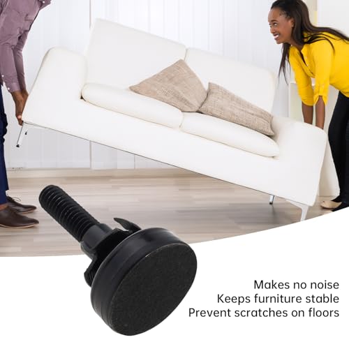 8 Packs Heavy Duty Adjustable Leveling Feet, Furniture Levelers, T-Nut Kit 3/8”-16 Thread, Furniture Leg Levelers for Table Chair Sofa Desk Cabinet,Supports 2640LBs