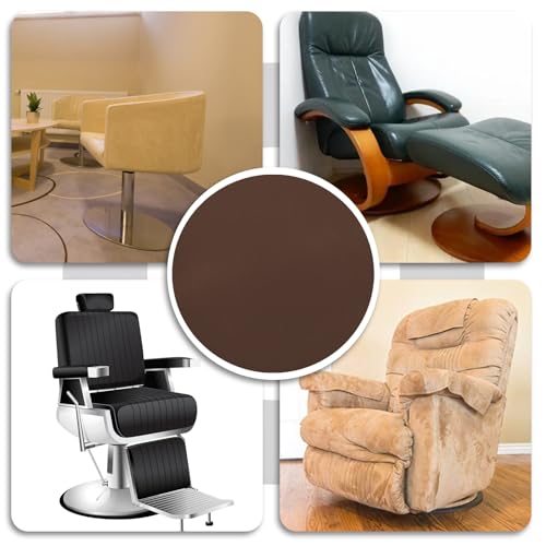 2Pcs Non Skid Rubber Furniture Pads for Recliners,Furniture Grippers, Gripper Pads,Anti Slide Furniture Pads Hardwood Floor Protector,Fits Recliners,Swivel Chairs,Brown Solid Pad (27.5’’ Coffee) - size: R-coffee-2pcs-27.5"